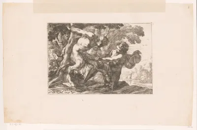 Marsyas gevild door Apollo