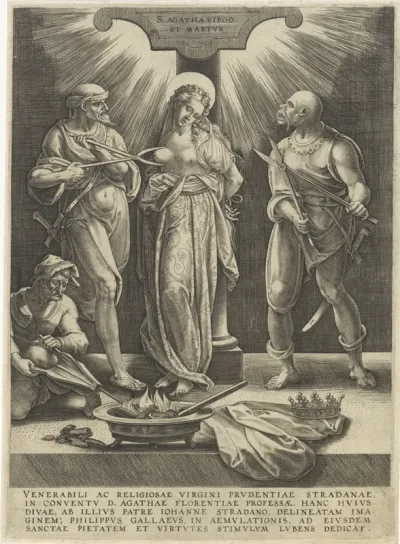 Martelaarschap van de H. Agatha