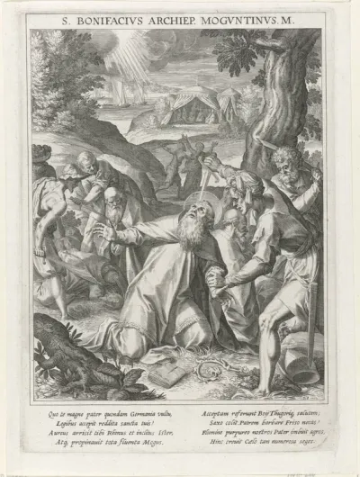 Marteldood van de heilige Bonifatius