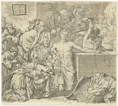 Marteling van de heilige Quirinus van Neuss