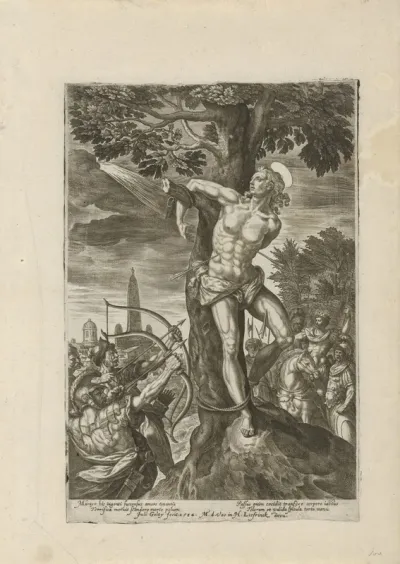 Marteling van de heilige Sebastiaan