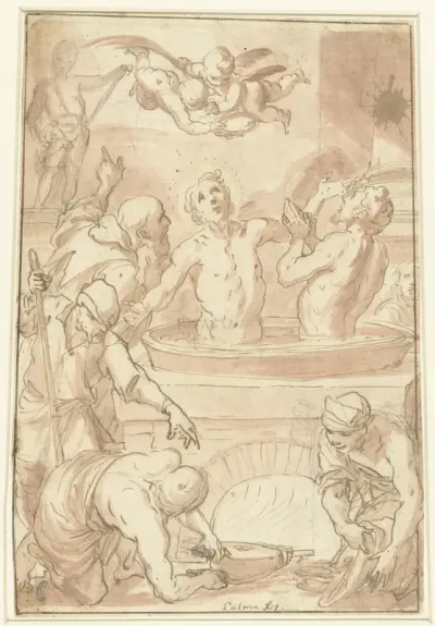 Marteling van de heiligen Crispinus en Crispinianus