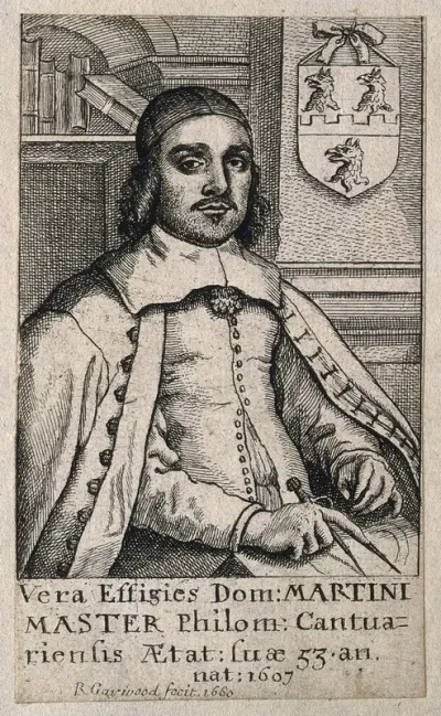 Martin Master. Etching by R. Gaywood, 1660