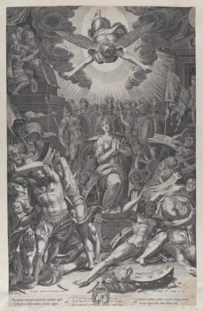 Martyrdom of Saint Catherine, after Bernardino Passari