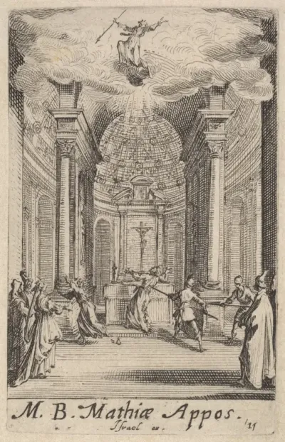 Martyrdom of Saint Matthias, from "The Little Apostles" (Les Petits Apôtres)