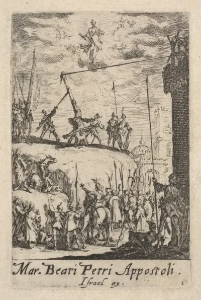 Martyrdom of Saint Peter, from "The Little Apostles" (Les Petits Apôtres)