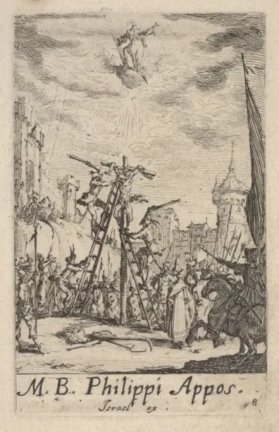 Martyrdom of Saint Philip, from "The Little Apostles" (Les Petits Apôtres)