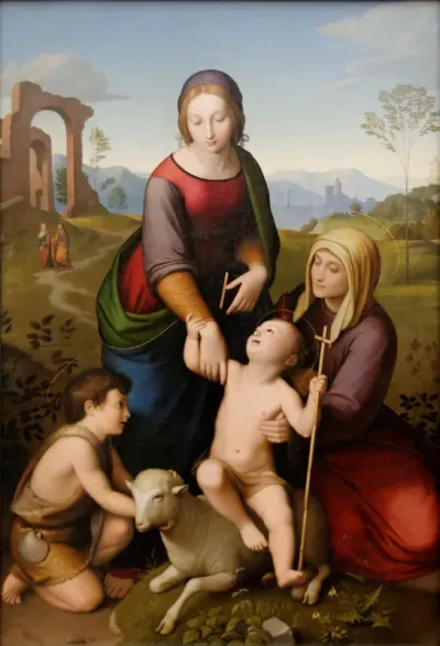Mary and Elizabeth with Jesus and John the Baptist