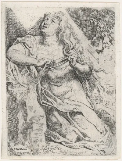 Mary Magdalen in the wilderness
