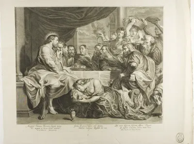Mary Magdalene at the Feet of Jesus in the Home of Simon the Pharisee
