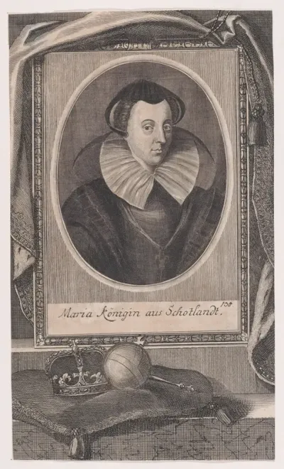 Mary, Queen of Scots (from "Annales Ferdinandei: So von Kaeysers Ferdinand deß Andern Geburt...," volume 1)