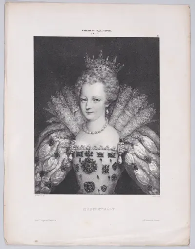 Mary, Queen of Scots (from "Galerie du Palais Royal," plate 25)