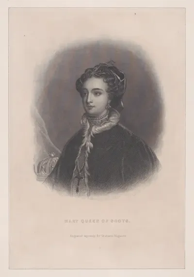 Mary, Queen of Scots (frontispiece, from "Graham's Magazine," volume 46, number 4)