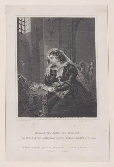 Mary, Queen of Scots, on the eve previous to her execution (from "The History of England," volume III, chapter XLII)