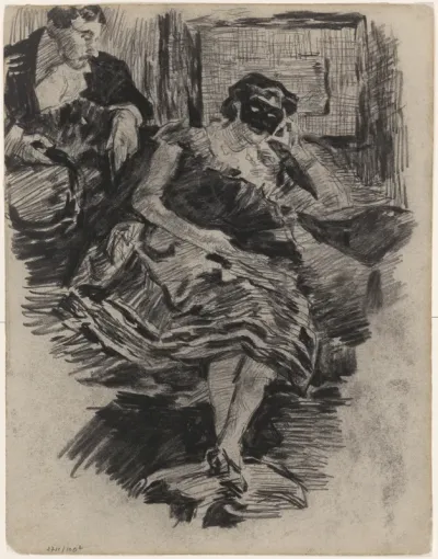 Masked woman