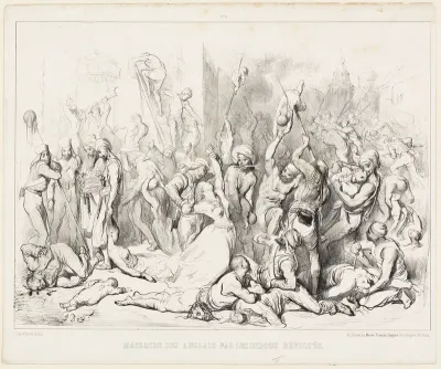 Massacre of the English by Revolting Hindus