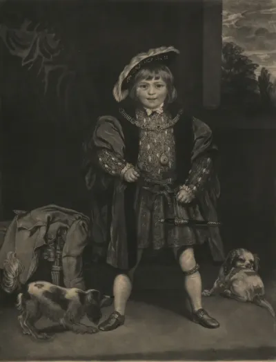 Master Crewe as 'Henry VIII'
