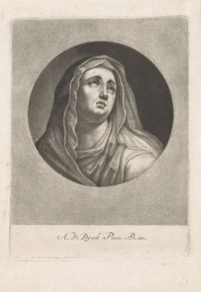 Mater Dolorosa met sluier