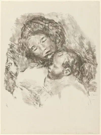 Maternity, large plate