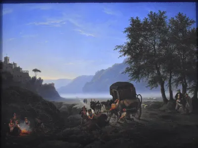 Matin en Italie, près de Naples