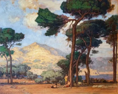 Matinée d'été en Provence - Pierre Magnan-Bernard - Musée des Beaux-Arts de Gaillac