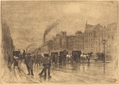 Matinée d'Hiver sur les Quais