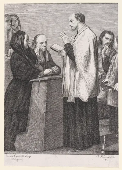 Matrimony, from "The Seven Sacraments"