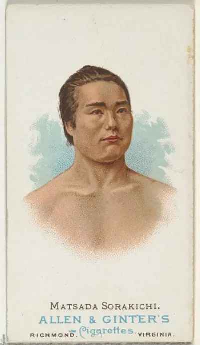 Matsuda Sorakichi, Wrestler, from World's Champions, Series 1 (N28) for Allen & Ginter Cigarettes