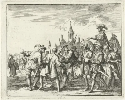 Matthijs Servaes te Keulen naar het schavot gevoerd, 1565