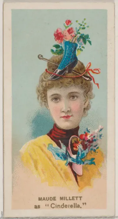 Maude Millett as "Cinderella," from the series Fancy Dress Ball Costumes (N73) for Duke brand cigarettes
