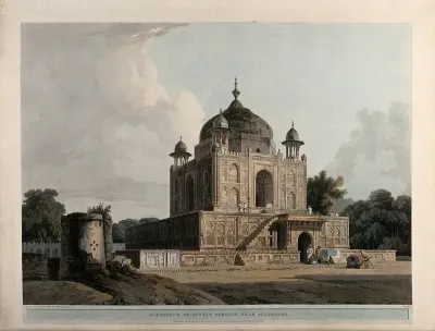 Mausoleum in the Khusrau Bagh, near Allahabad, Uttar Pradesh