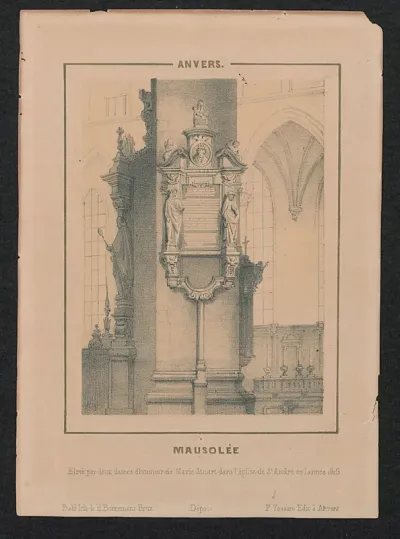 Mausoleum voor Mary Stuart in de Sint-Andrieskerk, Antwerpen (2)