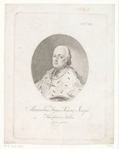 Maximiliaan Frans van Oostenrijk, bisschop en keurvorst van Keulen