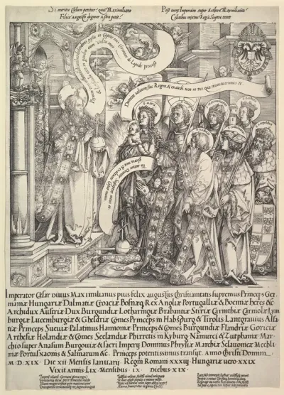 Maximilian Presented by his Patron Saints to the Almighty