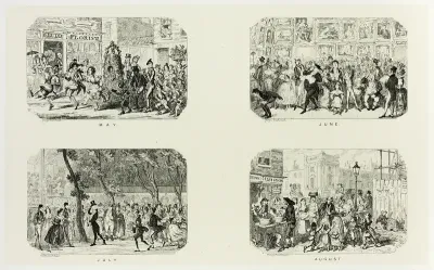 May from George Cruikshank's Steel Etchings to The Comic Almanacks: 1835-1853 (top left)
