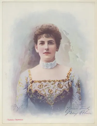 May Robson, from the Actresses series (T1), distributed by the American Tobacco Co. to promote Turkish Trophies Cigarettes