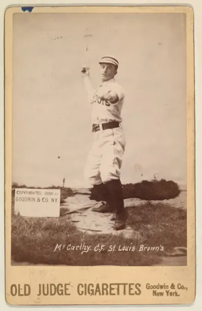 McCarthy, Center Field, St. Louis Browns, from the series Old Judge Cigarettes