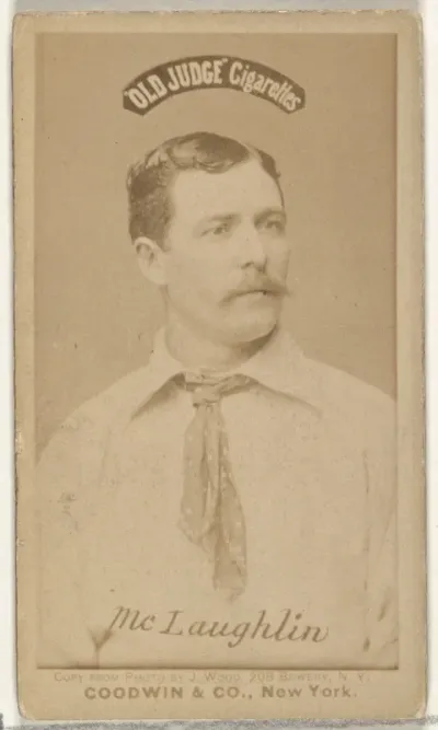 McLaughlin, from the Old Judge series (N172) for Old Judge Cigarettes