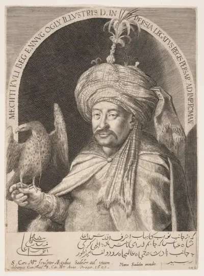 Mechti Kuli Beg (Mehdi Quli Beg), Persian Ambassador in Prague