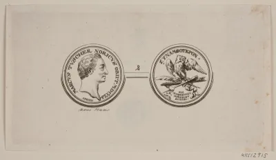 Medaille. Carl Marcus Tuscher