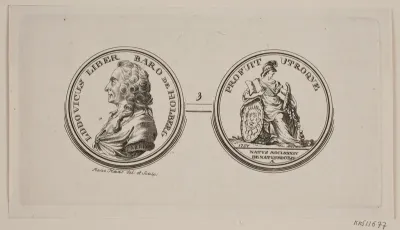 Medaille. Ludvig Holberg