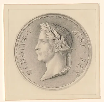 Medaille met het portret van Carlos María Isidro Benito de Borbón y Borbón-Parma