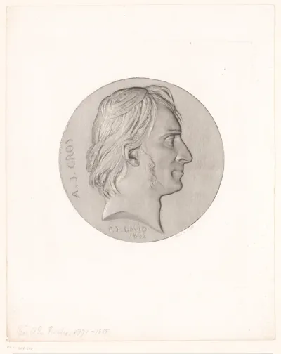 Medaille met portret van Antoine-Jean Gros