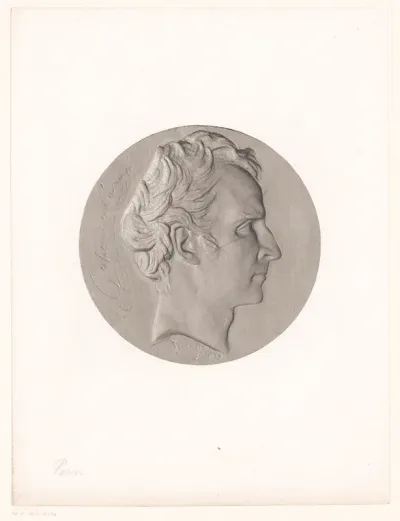 Medaille met portret van Casimir Pierre Périer