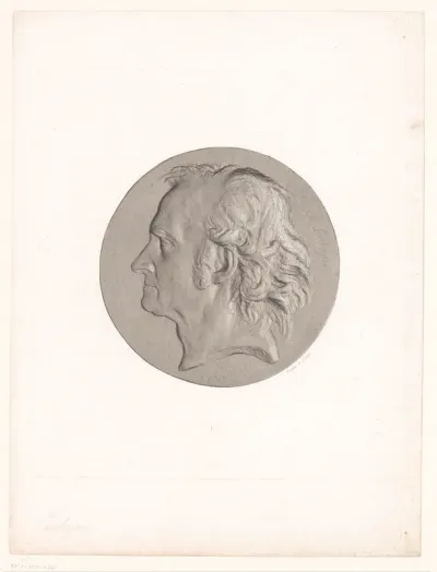 Medaille met portret van Charles Philibert de Lasteyrie