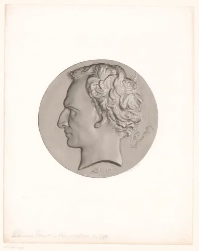Medaille met portret van Claude François Lallemand