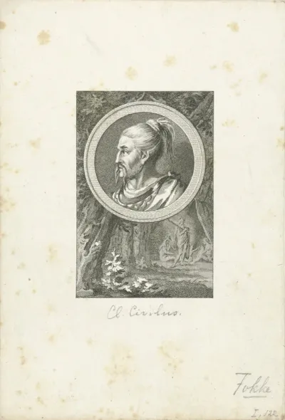 Medaille met portret van Claudius Civilus