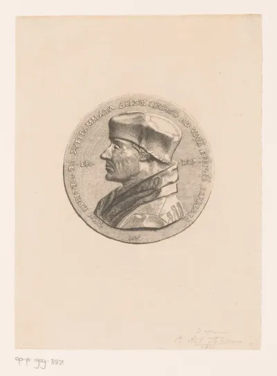 Medaille met portret van Erasmus uit 1519