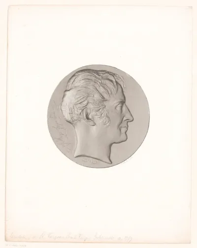 Medaille met portret van Félix Lepeletier