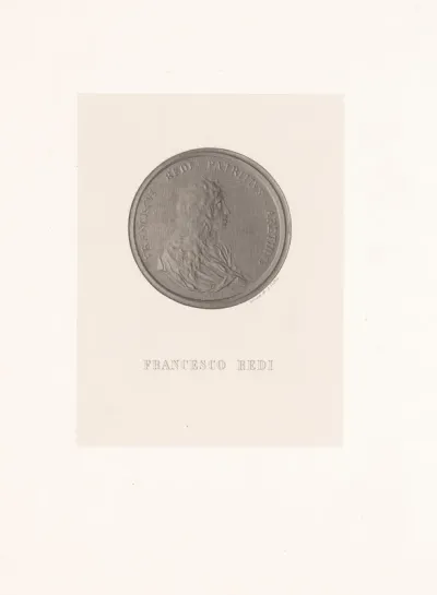 Medaille met portret van Francesco Redi